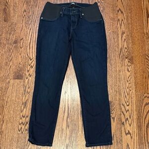 Paige Women's Dark Blue Maternity Jeans